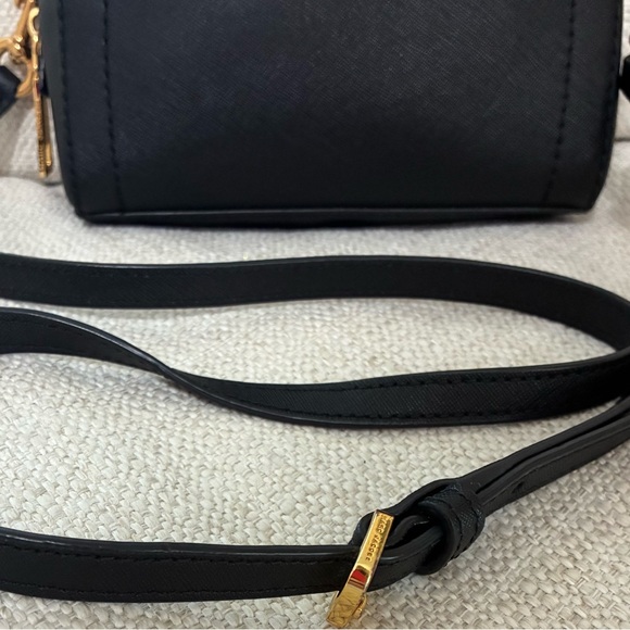 Marc Jacobs EUC Black Leather Playback Dome Crossbody Bag w/Gold Hardware